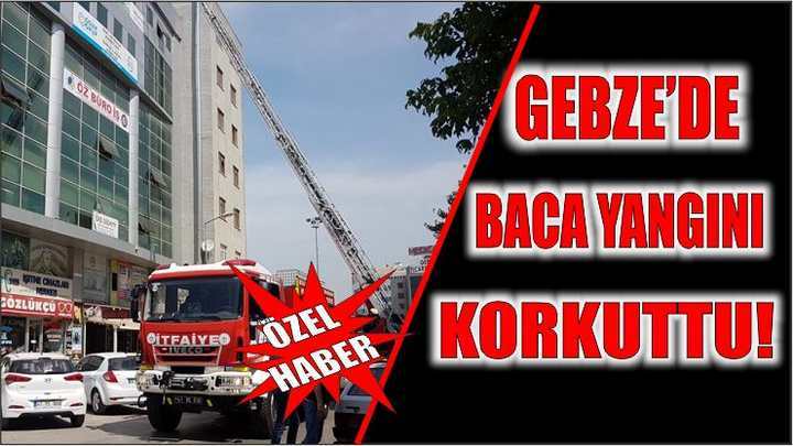 Gebze’de baca yangını korkuttu!