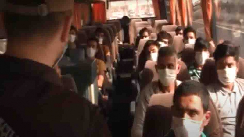 Gebze'de göçmen operasyonu