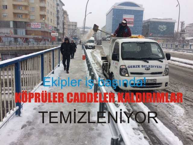 GEBZE'DE KAR TEYAKKUZU