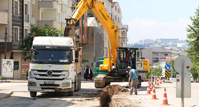 Gebze’deki önemli noktalara içme suyu hattı imalatı