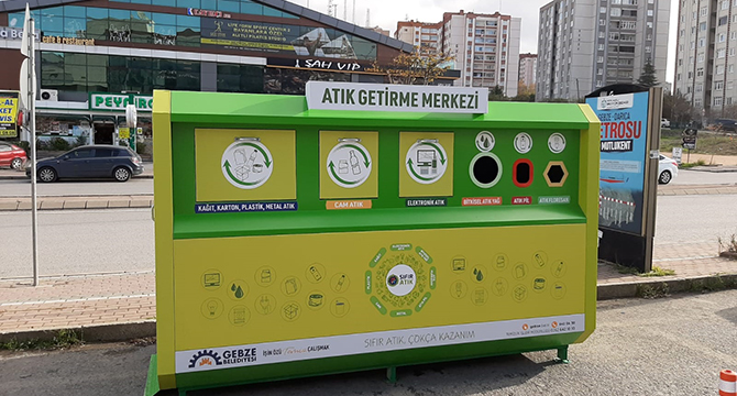Gebze’ye mobil atık toplama merkezleri