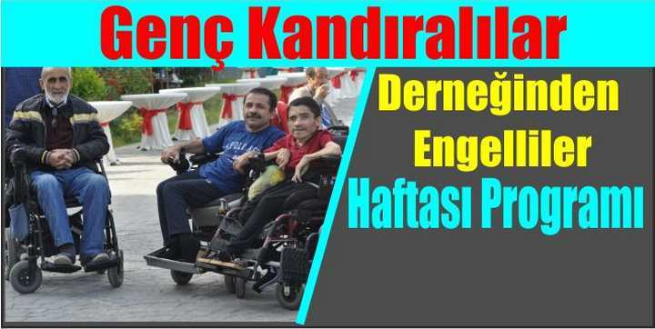 Genç Kandıralılar Derneğinden Engelliler Haftası Programı 