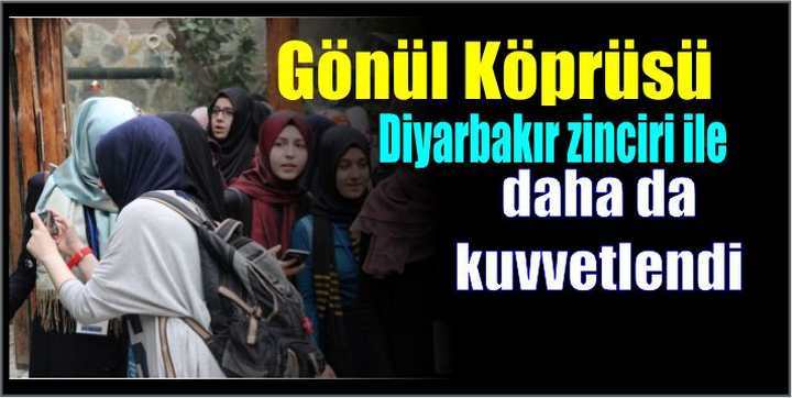 Gönül Köprüsü Diyarbakır zinciri ile daha da kuvvetlendi