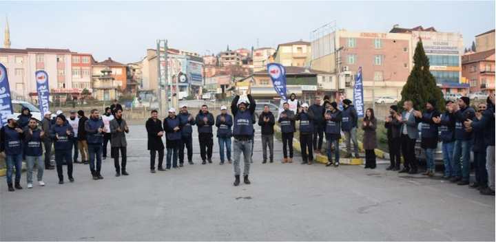 Greve çıkan işçilere destek sürüyor!