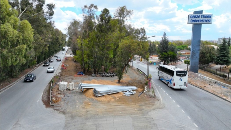GTÜ Kavşağı yeni haliyle trafiği rahatlatacak