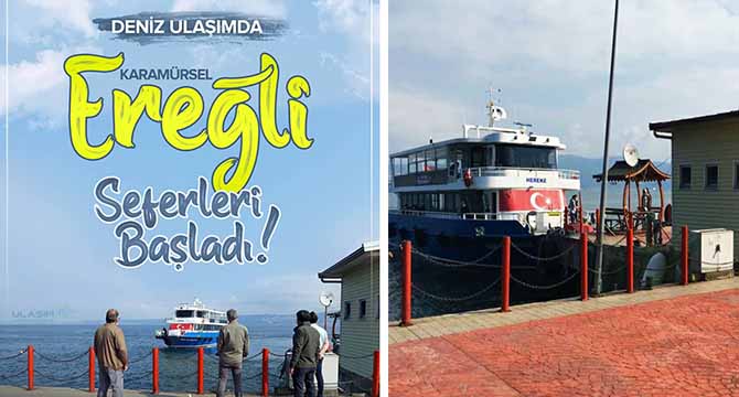Hereke’den Ereğli’ye deniz ulaşımı