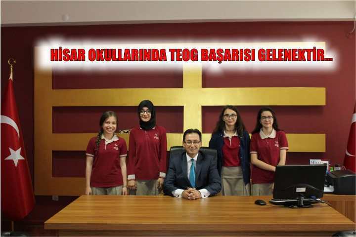 HİSAR OKULLARINDA TEOG BAŞARISI GELENEKTİR… 