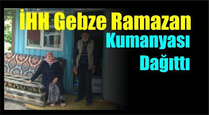 İHH Gebze Ramazan Kumanyası Dağıttı