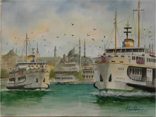 İstanbul vapurlarının ünlü ressamı Gebze’de