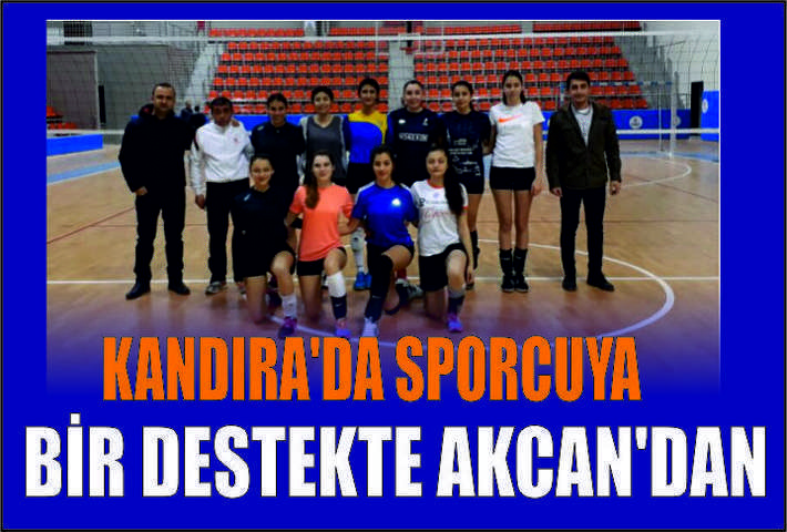 Kandıra'da Sporcuya Bir Destekte Akcan'dan