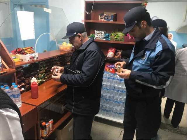 Kantinlerde şırınga çikolata denetimi
