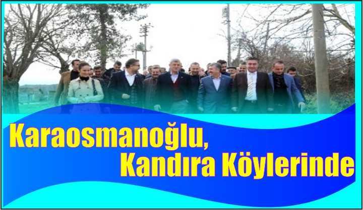 Karaosmanoğlu, Köylüleri Ziyaret Etti