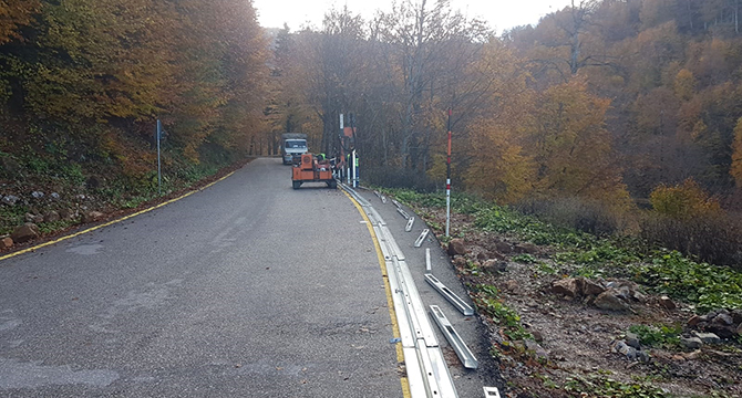 Kartepe zirve yolu kışa hazır