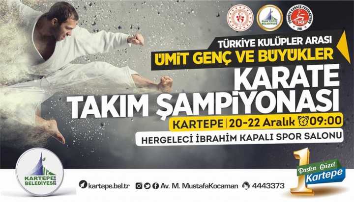 KARTEPE’DE KARATE ŞAMPİYONASI 