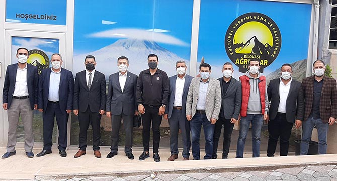 Kaymakam Alkan, Ağrılılar Derneği’ne konuk oldu 