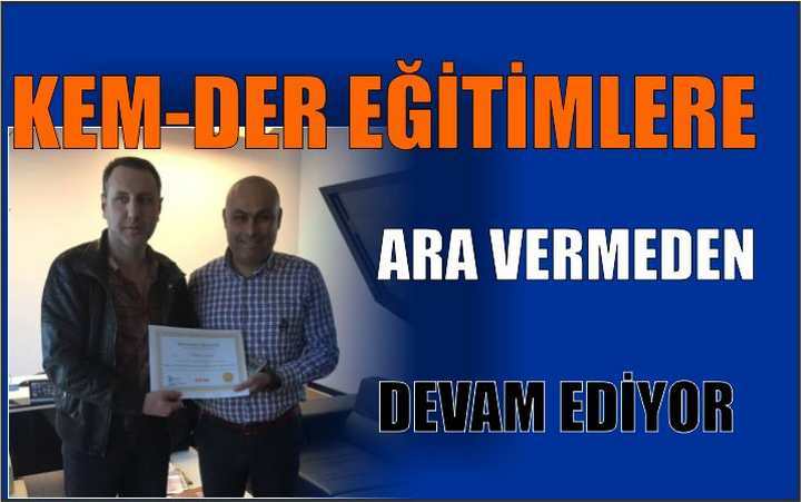 Kem-Der Gebze'de Eğitim Verdi