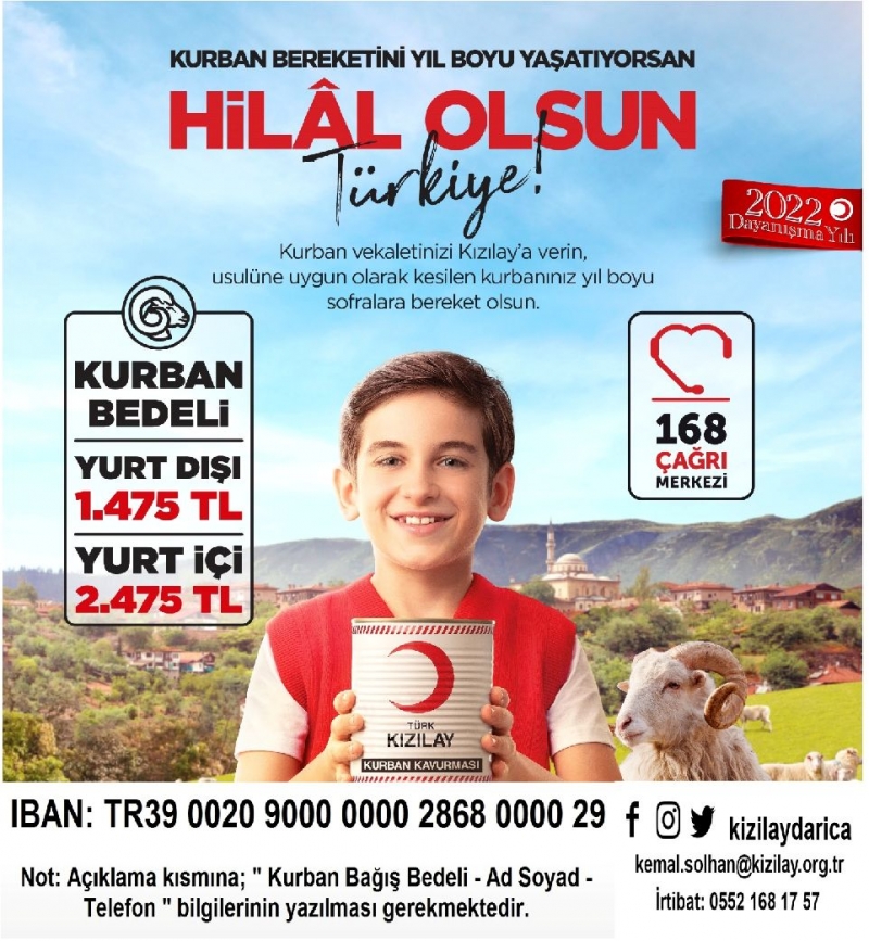 kurban bağışı çağrısı