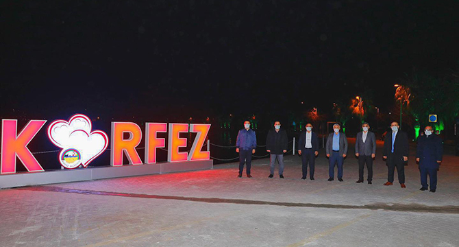 ‘Körfez’ yazısı ilçeye renk kattı