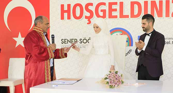 Körfez’de 2020’de 858 çift  ‘evet’ dedi