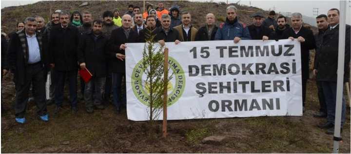 Körfez’de 47 bin fidan  toprakla buluşturuldu