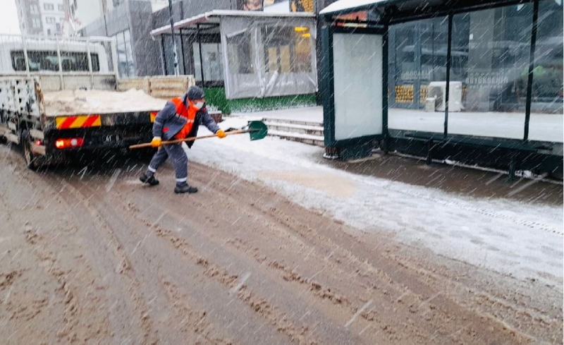 Körfez’de kar mesaisi