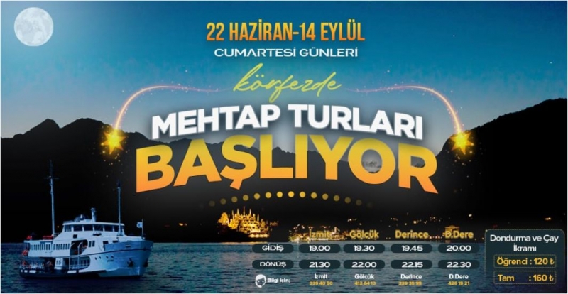 Körfez’de Mehtap ve Büyük Ada turları başlıyor