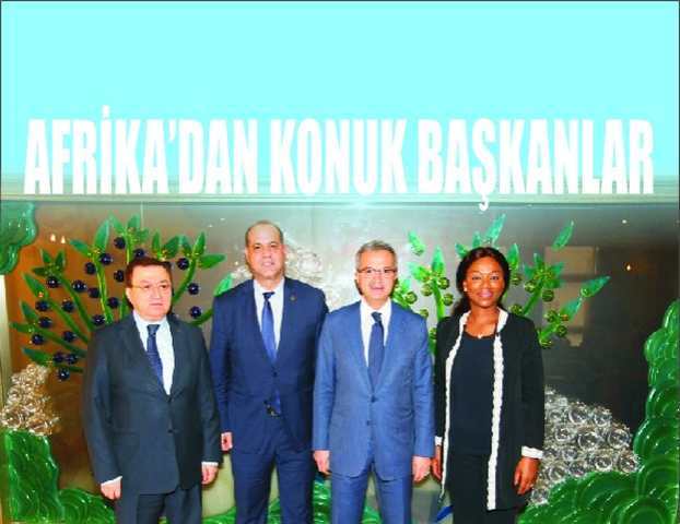 Köşker’e Afrika’dan konuk başkanlar