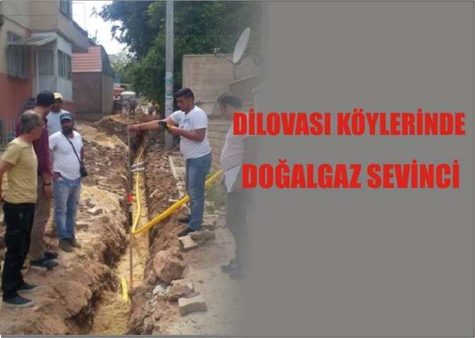 Köylerde Doğalgaz Sevinci