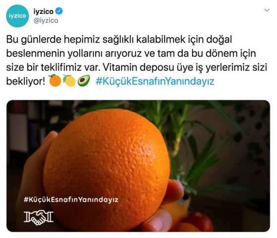 Küçük Esnafın Yanındayız!