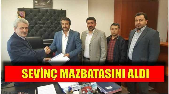 Mazbatasını Aldı