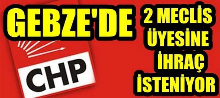 Meclis üyeleri için ihraç talebi