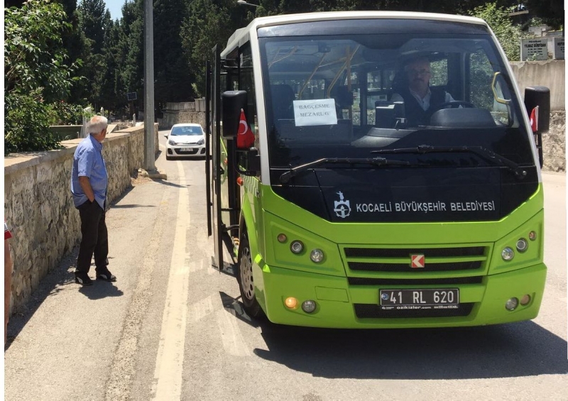 mezarlıklara ücretsiz ulaşım   