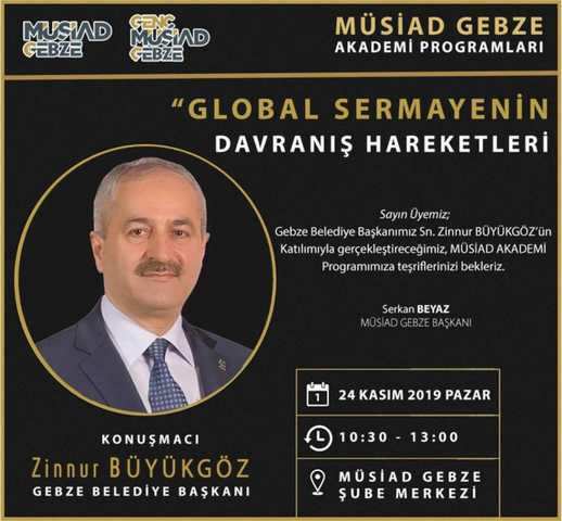 MÜSİAD akademinin bu haftaki konuğu başkan Büyükgöz