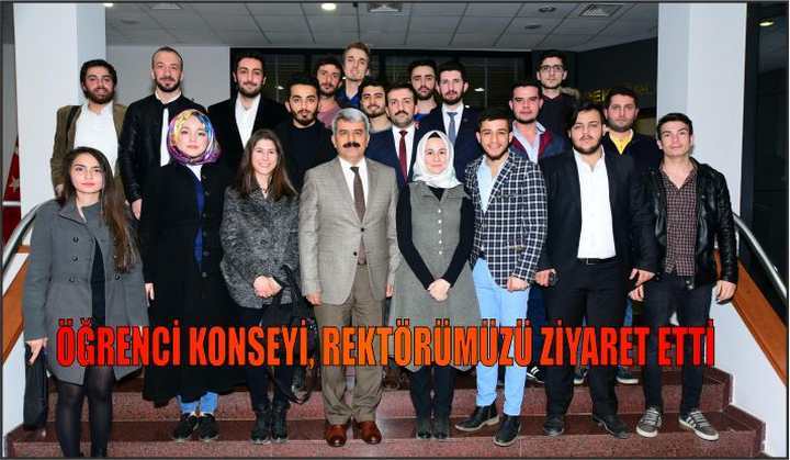 Öğrenci Konseyi, Rektörümüzü Ziyaret Etti