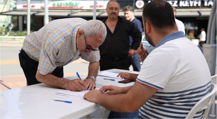 Önce anket, sonra hizmet!