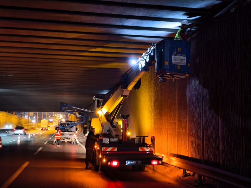 Osmangazi Köprüsü Tüneli, LED sistemiyle ışıl ışıl