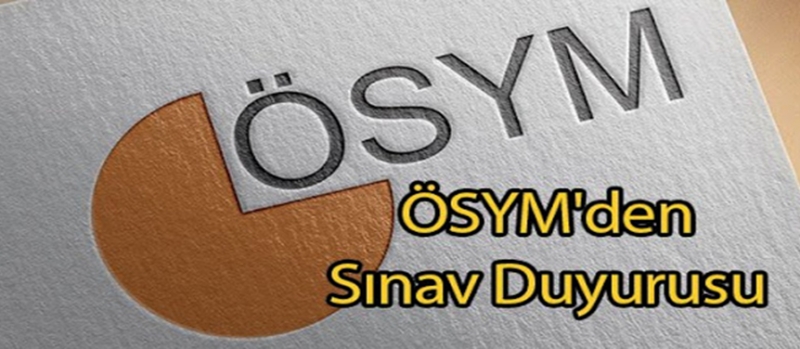​ÖSYM SINAV TEDBİRLERİ AÇIKLADI