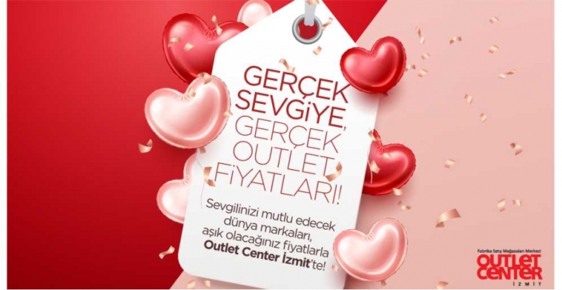 Outlet Center İzmit’te Sevgililer Günü