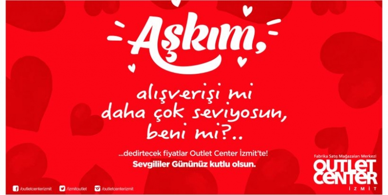 Outlet Center İzmit’te Sevgililer Günü