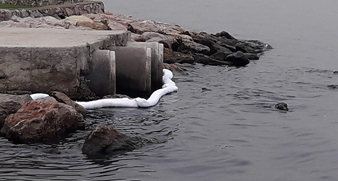 Plajyolu Sahili’ndeki kirliliğin sebebi tespit edildi