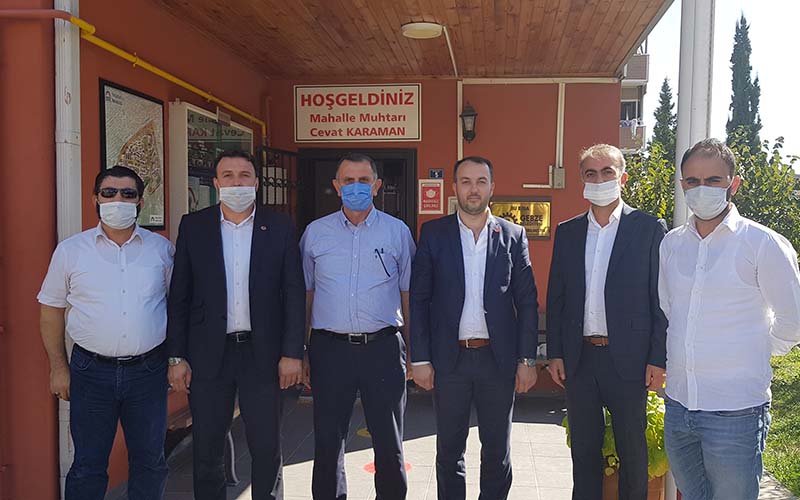 Saadet'ten Tatlıkuyu Mahalle Muhtarına ziyaret