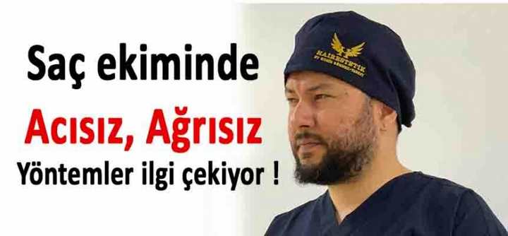 Saç ekiminde Acısız, Ağrısız Yöntemler ilgi çekiyor !