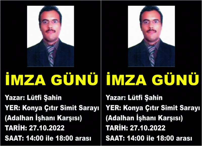         ŞAHİN KONYA’DA İMZA GÜNLERİ