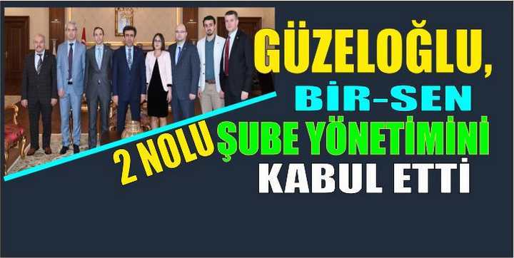 SAYIN VALİMİZ EĞİTİM BİR-SEN 2 NOLU ŞUBE YÖNETİMİNİ KABUL ETTİ.