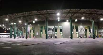 Şehirlerarası Otobüs Terminali’ne  tasarruflu aydınlatma