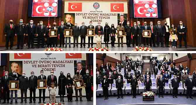 Şehit Yakınlarına ve Gazilerimize Devlet Övünç Madalyası