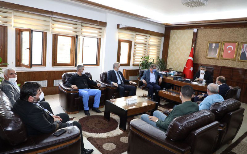 Şeker ve Yıldırım’dan Şayir’e ziyaret  