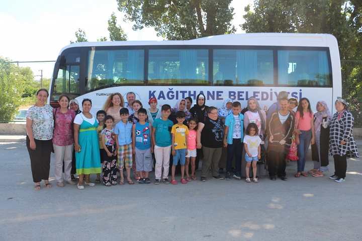 Şile'de düzenlenen yaz kampı turları.