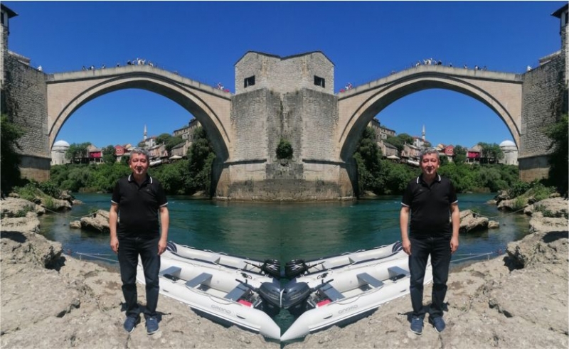 Şükür, Mostar'ı adım adım gezdi