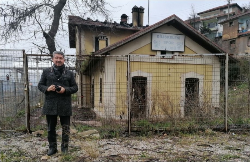  “Tarihi Diliskelesi Tren istasyonu yangını, içimizi yaktı”